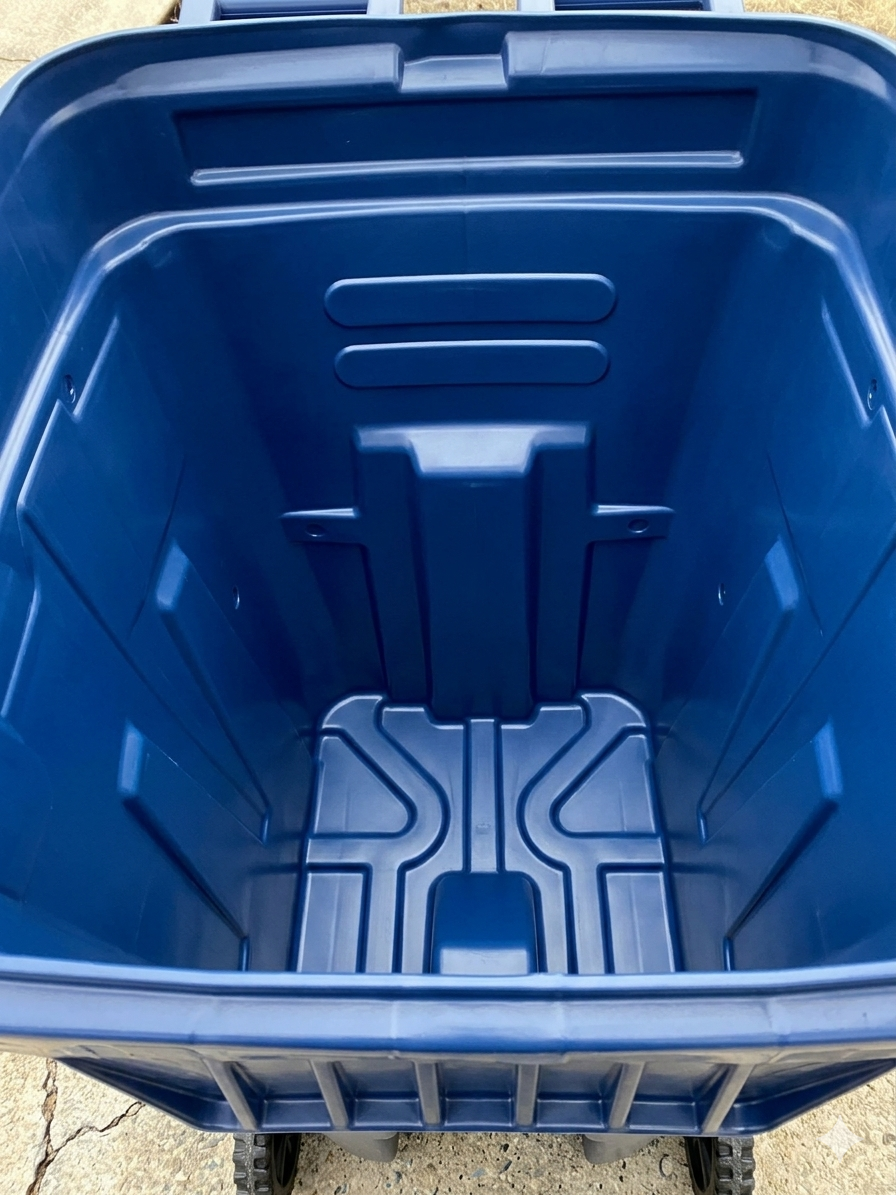 Bin after cleaning